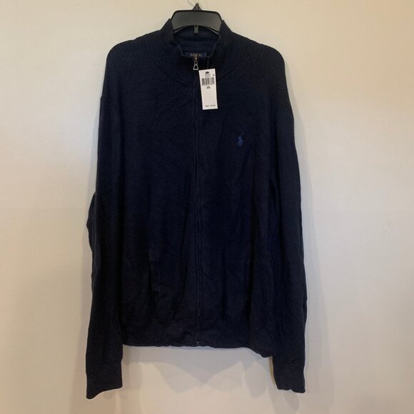 Mens Polo Ralph Lauren Mesh Knit Classics Cotton Sweater Size XXL NWT -B4 - Picture 2 of 7